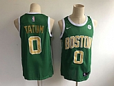 Celtics 0 Jayson Tatum Green 2018-19 Earned Edition Nike Swingman Jersey,baseball caps,new era cap wholesale,wholesale hats